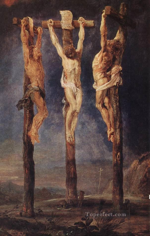 Las Tres Cruces Barrocas Peter Paul Rubens Pintura al óleo